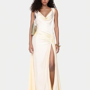 Satin Elegant Maxi Dress