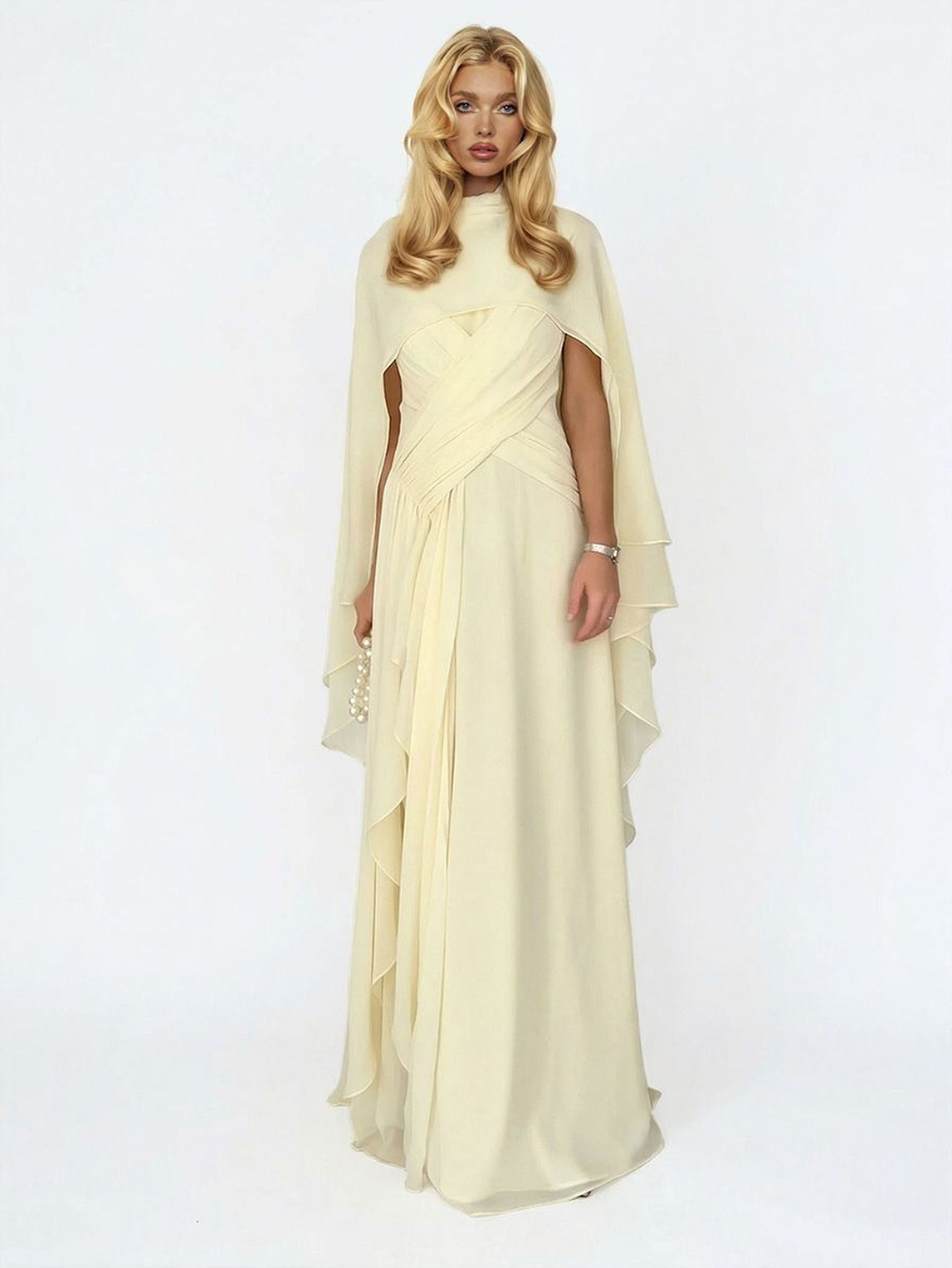 Ruched Elegant Maxi Dress