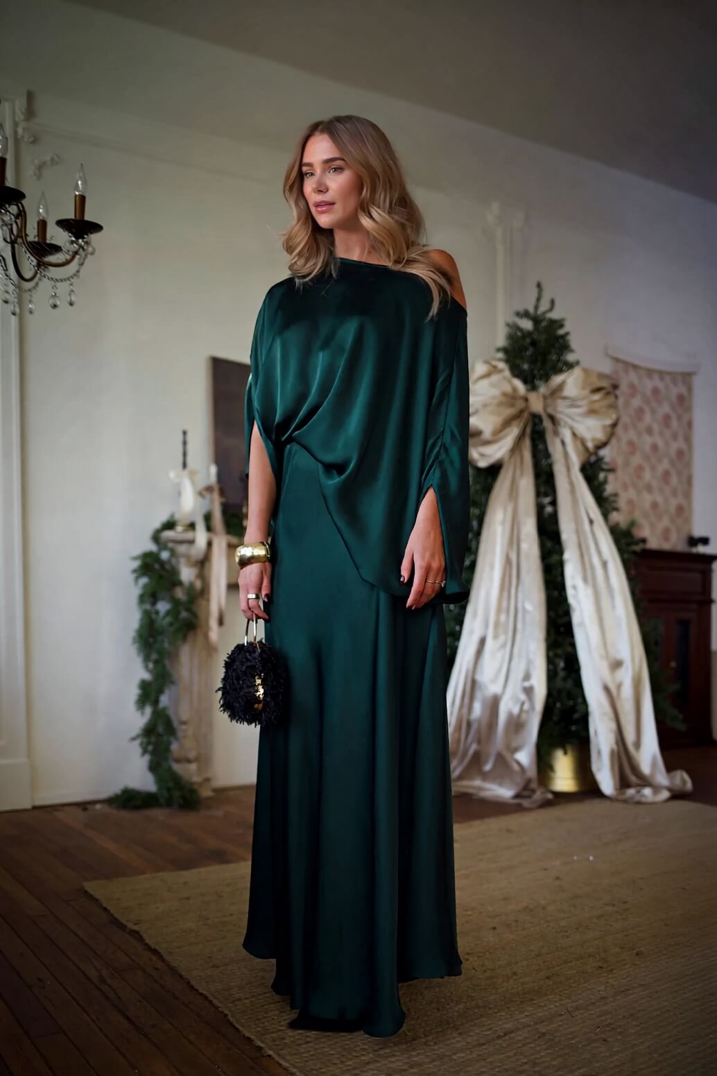 Satin Two-Piece Set