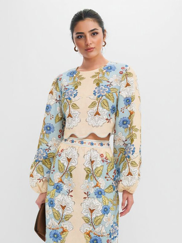 Floral Cropped Top