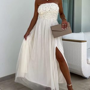 Slit Casual Maxi Dress