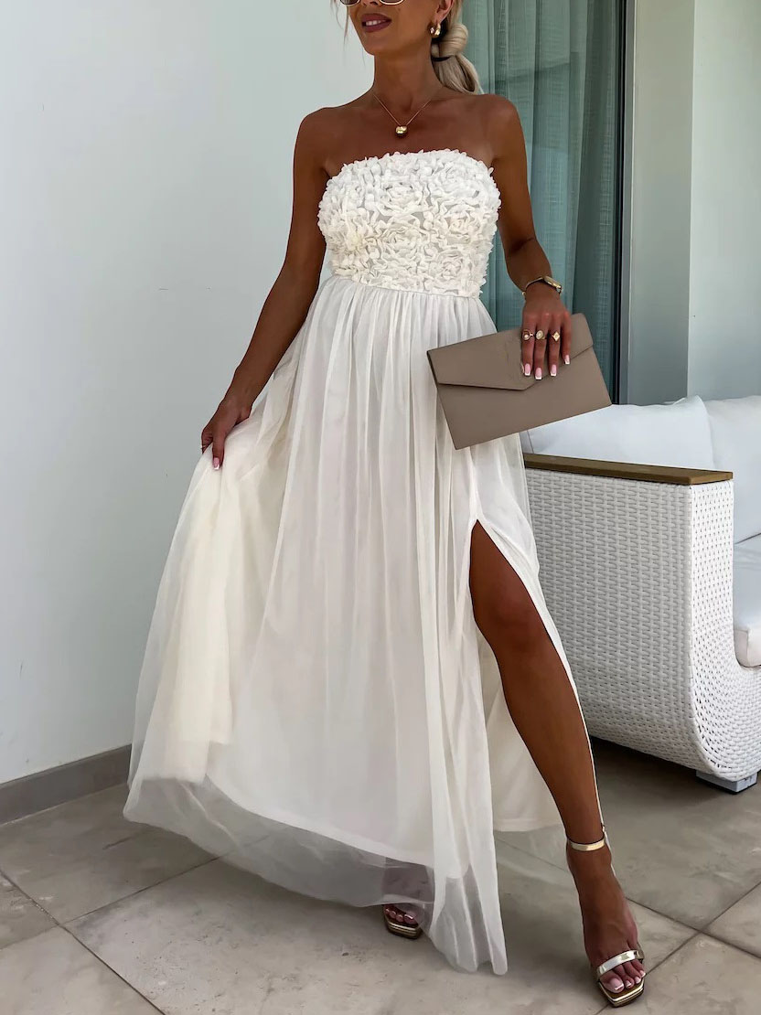 Slit Casual Maxi Dress