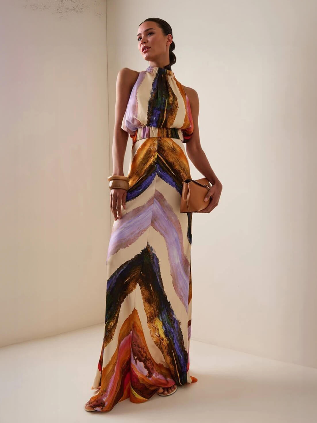 Printed Elegant Two-Piece Set